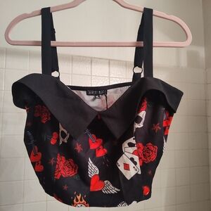 NWT Current Mood Rockabilly Baby Crop Top